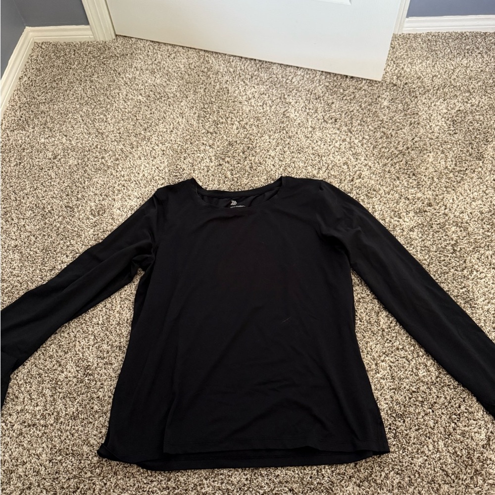 All in Motion Black Long Sleeve Tee
